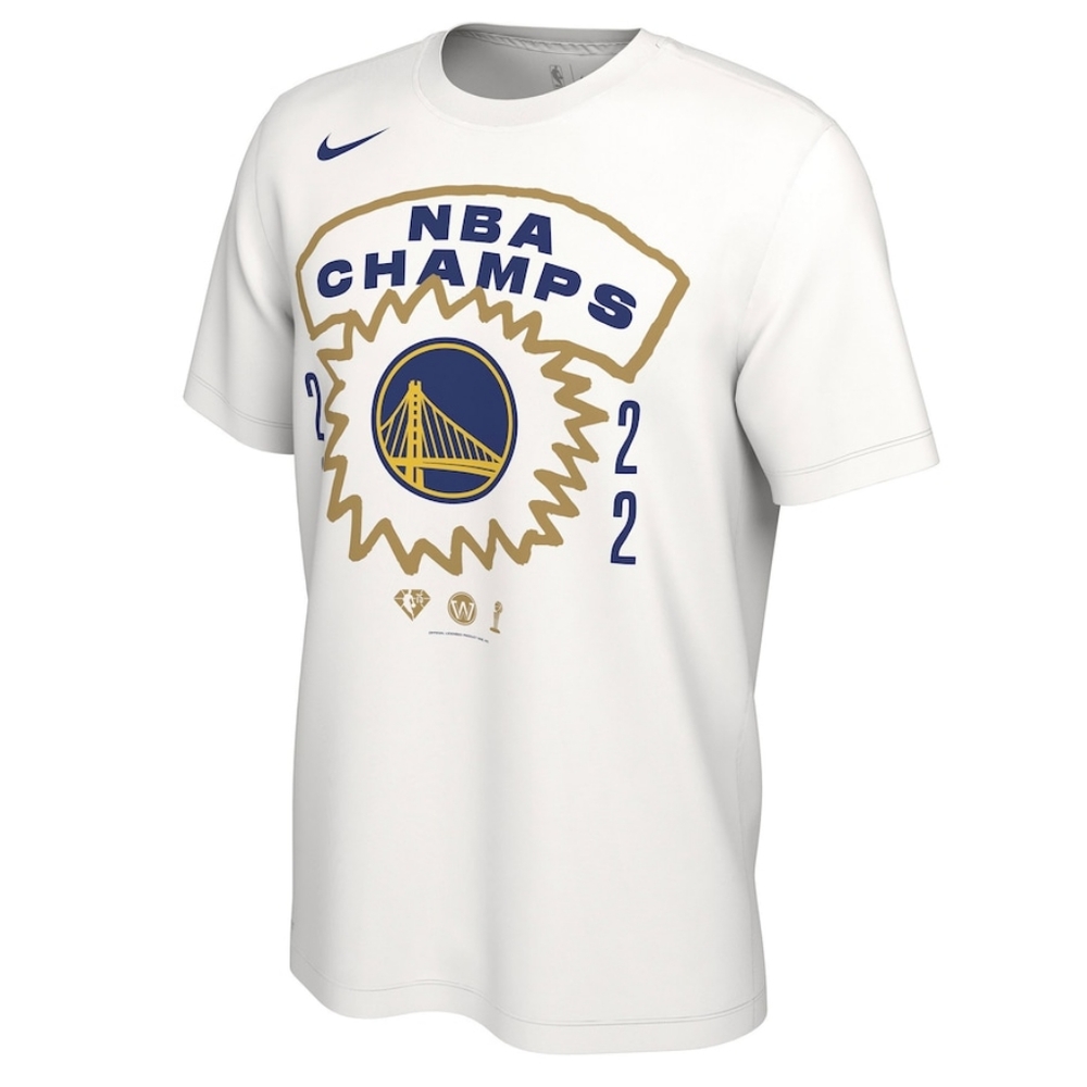 Golden State Warriors Nike 2022 NBA Finals Champions Roster T-Shirt - White XL